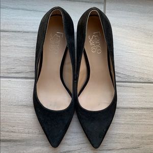 Callan heel black suede